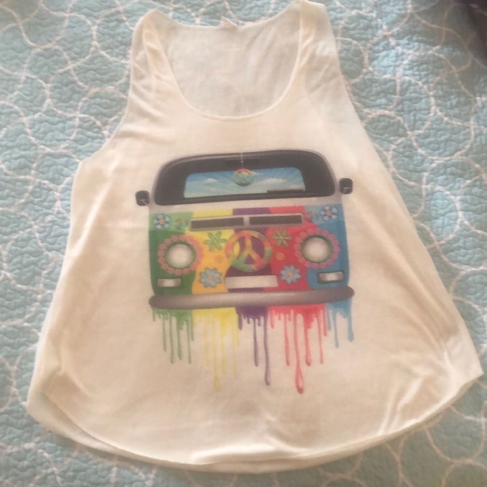 Hippie VW bus tank top